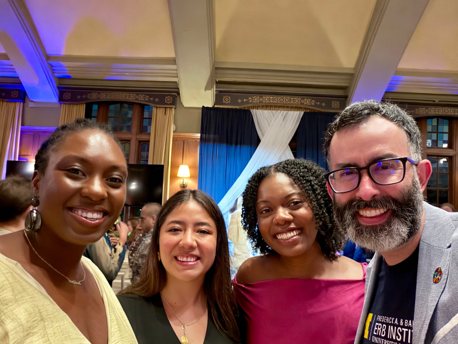 Amidat Sonekan, Wendy Palomino Alvarez, Maia Hatchett and Miguel Andres Sossa-Mardomingo