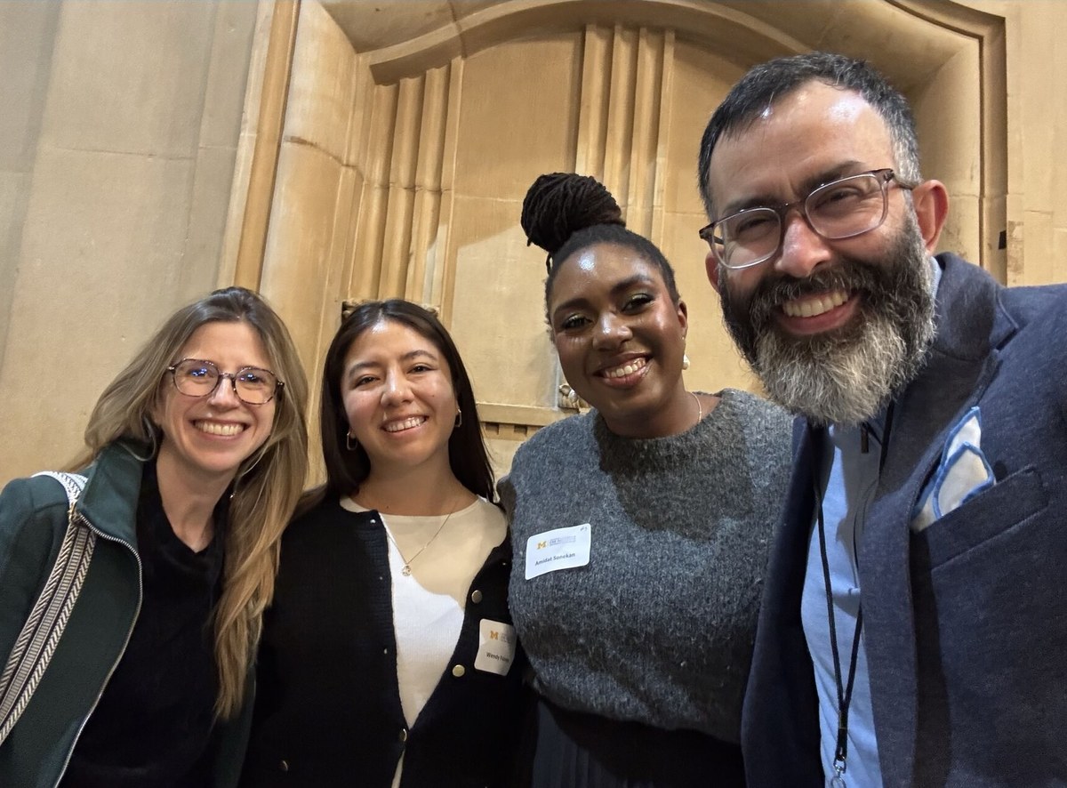 Marie-Lise Perrault, Wendy Palomino Alvarez, Amidat Sonekan and Miguel Andres Sossa-Mardomingo
